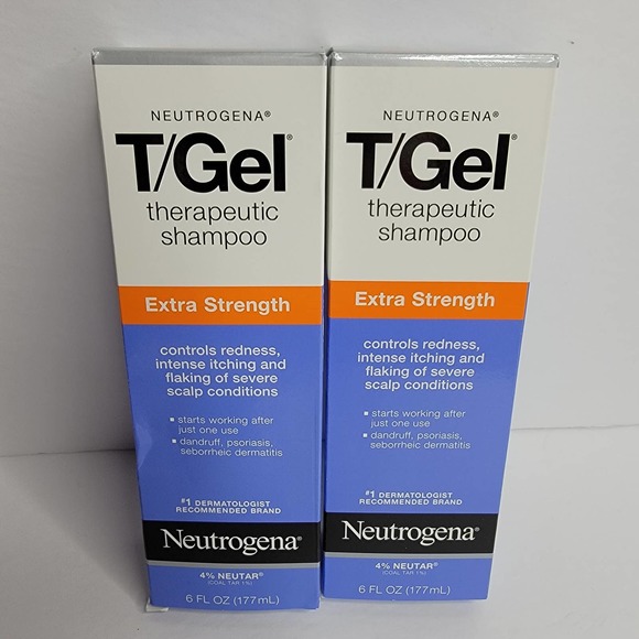 Neutrogena Other - 2 bottles T/Gel ® Therapeutic Shampoo Extra Strength 6 ounces medicated styling